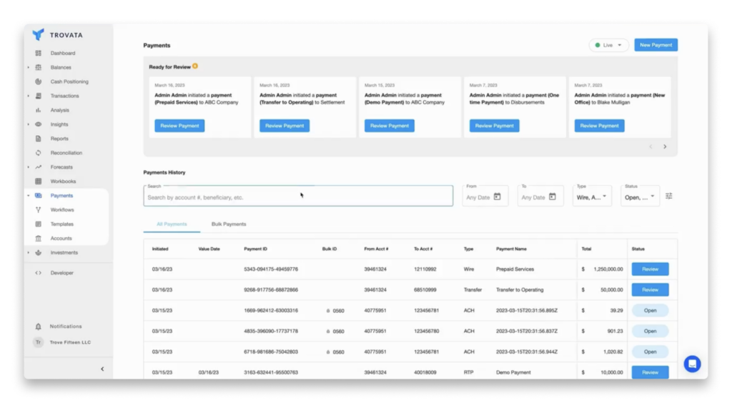 real-time payments in marketplaces