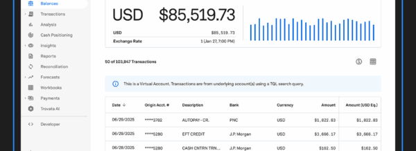 Introducing Virtual Accounts in Trovata: More Accurate Balance Tracking, Less Manual Work