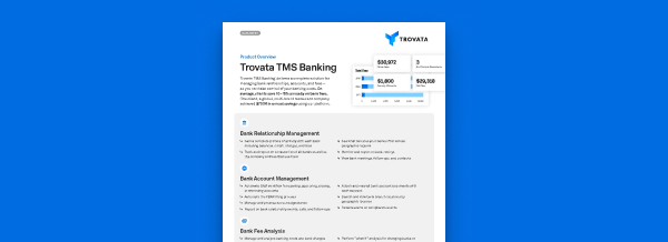 Trovata TMS Banking Overview